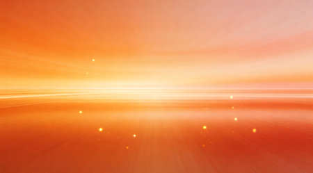 A creative digital illustration depicting Artistic professional stock of tangerine glow to apricot gradient background, radial horizontal blend, energetic serenity, subtle highlights. This AI-generated artwork features unique visual elements suitable for various commercial and editorial applications. AI-generated illustration.の素材