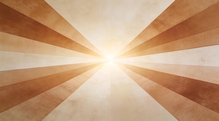 Sophisticated abstract digital artwork with smooth gradient transitions, diagonal blend paths, and a luminous neutral core evoking perfect equilibrium and harmony. Ideal for graphic design projects, corporate branding, wellness marketing, digital interfaces, and luxury visuals. Its clean, versatile style suits creative agencies, designers, and businesses seek... AI-generated digital illustration. AI-generated illustration.の素材