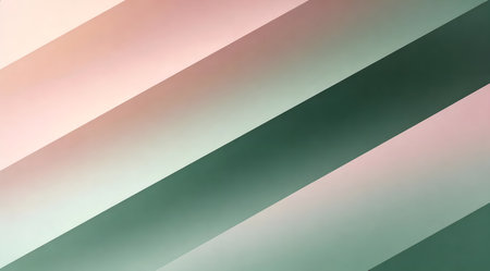 A creative digital illustration depicting Elegant abstract gradient background in earthy sage and blush tones, layered diagonal blends, natural soft illumination, harmonious mood, professional artistic style. This AI-generated artwork features unique visual elements suitable for various commercial and editorial applications. AI-generated illustration.の素材