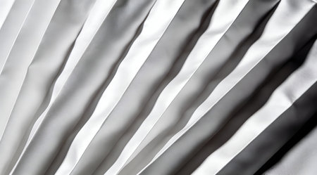 Sophisticated digital rendering of textured intricate surfaces with sharp edge lighting and structured formations, evoking formal grandeur and refined elegance. Ideal for luxury fashion designs, high-end textile patterns, apparel mockups, and premium branding materials in the fashion and interior design industries. This versatile graphic asset appeals to create... AI-generated digital illustration. AI-generated illustration.の素材