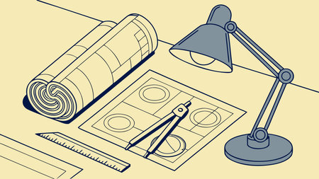 Artistic business illustration featuring warm illumination, intricate textures, and precise...