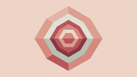 This minimalist professional vector illustration captures a pure and contemplative mood through...