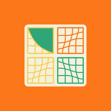 Innovative vector artwork embodying a modern dynamic style with fluid distortions and striking teal...