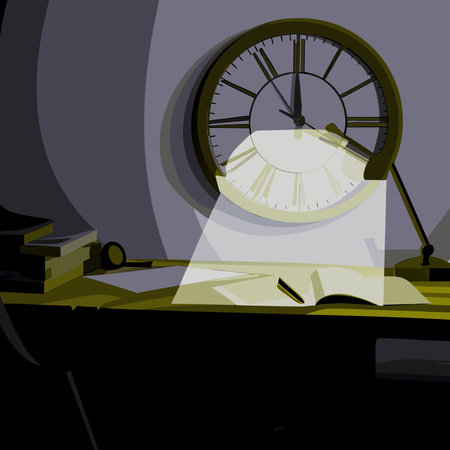 Minimalist digital artwork employing  high-key lighting and dramatic shadow play to evoke an urgent...