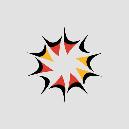 Energetic pop art style with bold comic halftone dots, vibrant warm palette of reds, yellows, and...