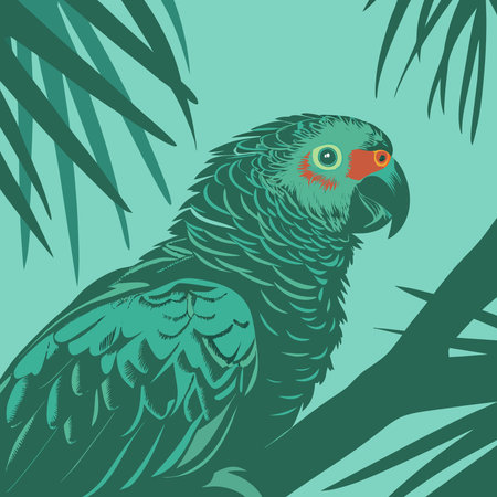 Vibrant digital artwork infused with playful exotic energy, featuring a dynamic rainbow palette of...