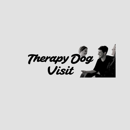 Dynamic digital artwork evoking a joyful, comforting mood via animal-assisted therapy style with...