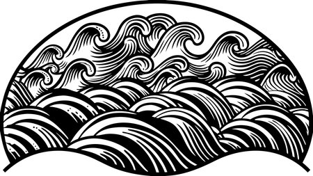 Smooth flowing organic fluid art in a  horizontal composition with gradient lighting effects,...