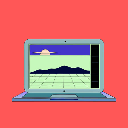 Dynamic glitch art in cyber retro pixel style, blending distorted grids and flickering scan lines...