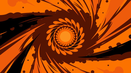 Mesmerizing digital fluid art style with radial dynamics, soft ethereal lighting, and glowing edges,...