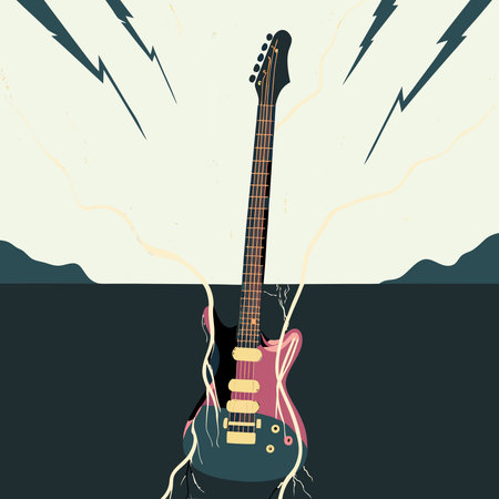Vibrant pop art style with dynamic angled composition, high-voltage flash lighting, and rebellious...