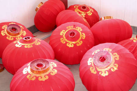 Chinese lanternsの写真素材