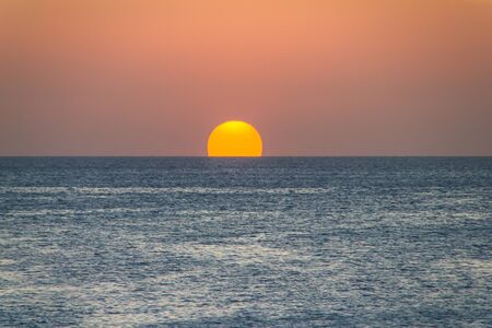 sunset stonetownの写真素材