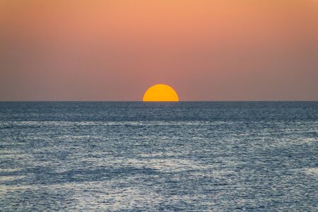 sunset stonetownの写真素材