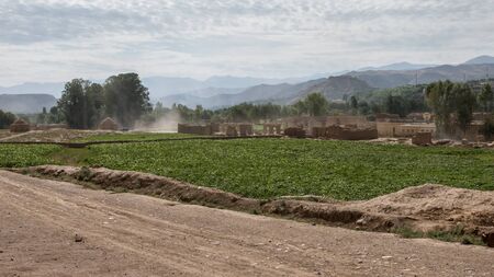 view of bamiyan valley - afghanistanの写真素材