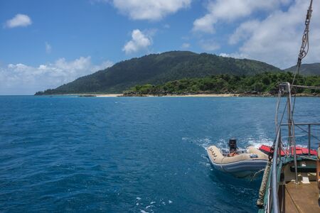 Whitsunday Iceland sailing cruise - australiaの写真素材