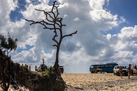Rainbow beach - fraser island, australiaの写真素材