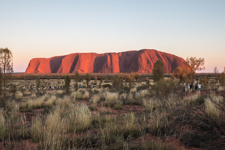 Landscape in the outback of Australiaの写真素材