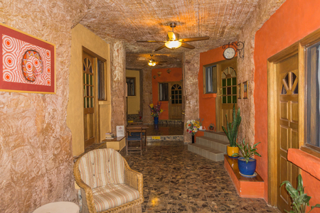 Underground room, Motel. Coober Pedy, South Australia, AUSTRALIAのeditorial素材