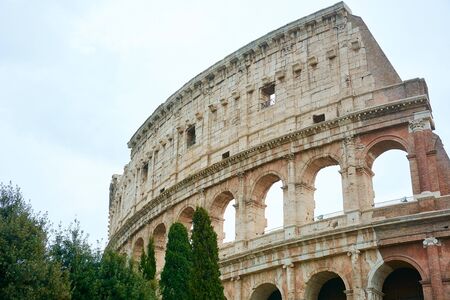rome italy coliseum monument of architecture, spring photosの写真素材