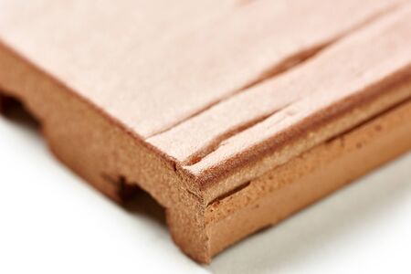 clinker tiles to decorate the facades of buildingsの写真素材