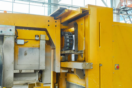 Manufacturing concrete slabs. reinforced concrete production