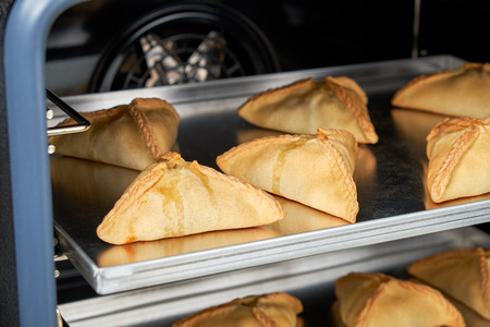 Industrial convection oven for catering. Professional kitchen equipmentの写真素材