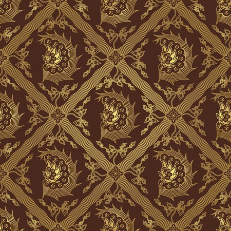 Seamless Wing Batik Patternのイラスト素材