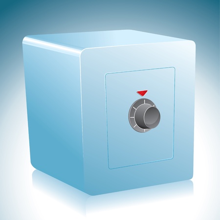 Blue Metal Safeのイラスト素材