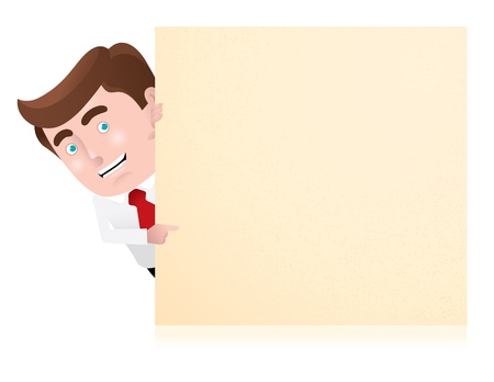 Businessman Signのイラスト素材