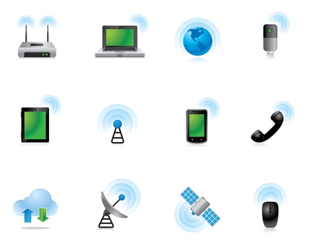 Web Icons - Wireless Worldのイラスト素材