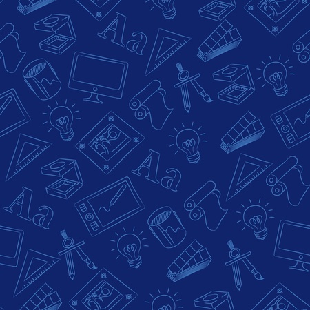 Seamless Doodle - Graphic Designのイラスト素材