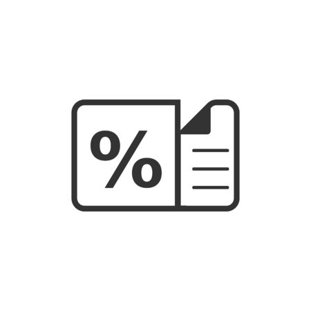 Discount ticket icon in single color. Shopping buying special offer rebateのイラスト素材