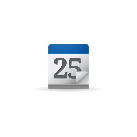Calendar Christmas icon in color. Reminder holiday celebrationのイラスト素材