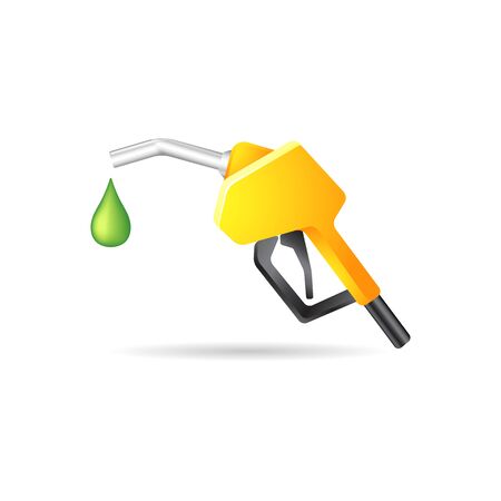 Gas dispenser icon in color. Oil gasoline fuelのイラスト素材