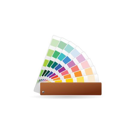 Color swatches icon in color. Printing publishing bookのイラスト素材