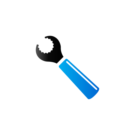 Bicycle tool icon in duo tone color. Transportation sport cycling repairのイラスト素材