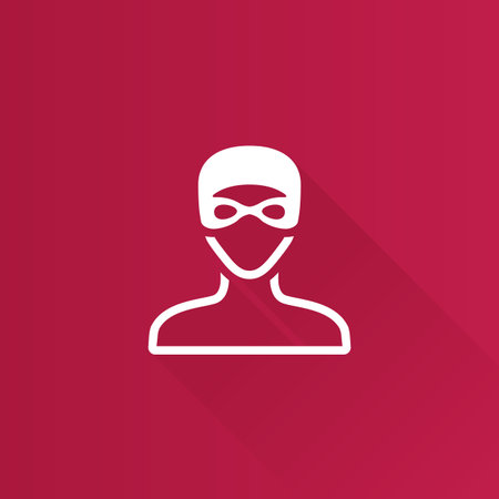 Swimming athlete icon in Metro user interface color style. Sport water poolのイラスト素材