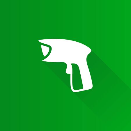 Barcode reader icon in Metro user interface color style. Electronic product identifyのイラスト素材