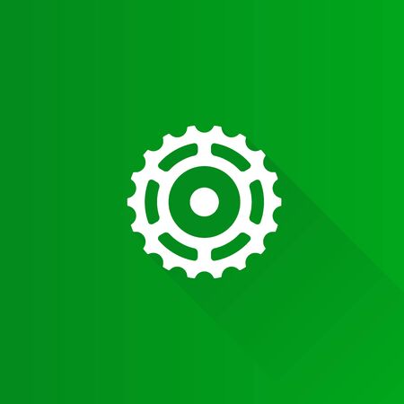 Sprocket icon in Metro user interface color style.のイラスト素材