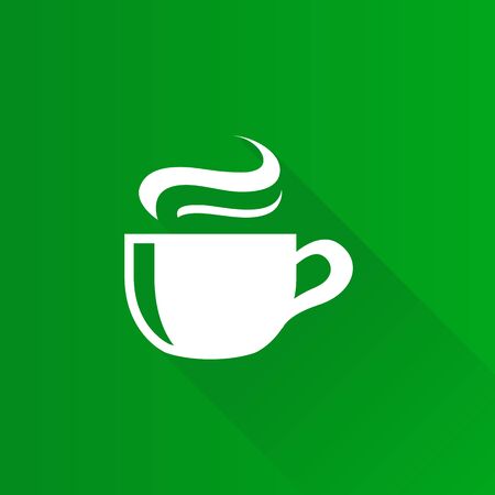 Chocolate drink icon in Metro user interface color style. Warm hot sweetのイラスト素材