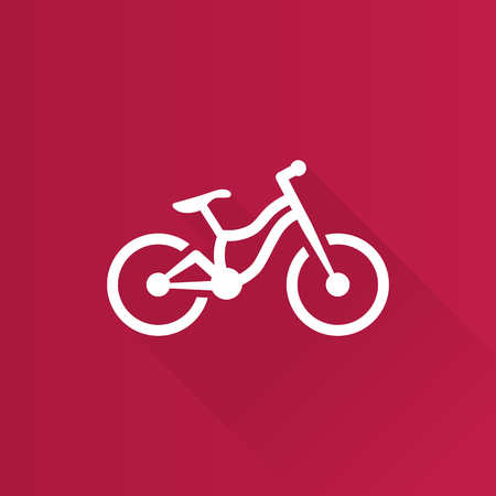 Mountain bike icon in Metro user interface color style. Sport explore bicycleのイラスト素材