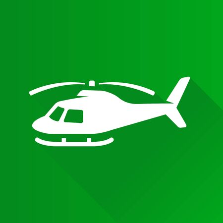 Helicopter icon in Metro user interface color style. Transportation air aviationのイラスト素材