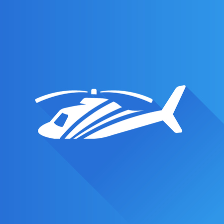 Helicopter icon in Metro user interface color style. Transportation air aviationのイラスト素材