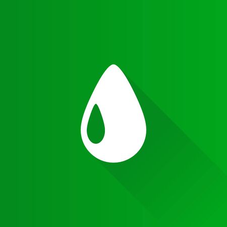 Water drop icon in Metro user interface color style. Nature ecology environmentのイラスト素材