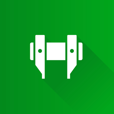 Camera lens spanner icon in Metro user interface color style. Photography repair maintenance toolのイラスト素材