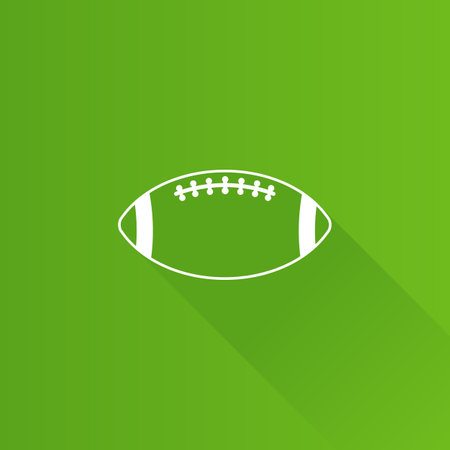 Football icon in Metro user interface color style. American sport ball goalのイラスト素材