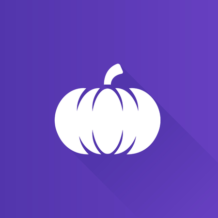 Pumpkin icon in Metro user interface color style. Holiday object spooky Halloweenのイラスト素材