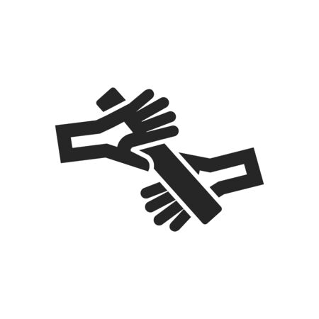 Relay run icon in thick outline style. Black and white monochrome vector illustration.のイラスト素材