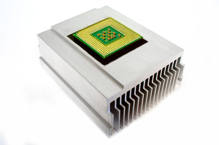 CPU on metal cooler